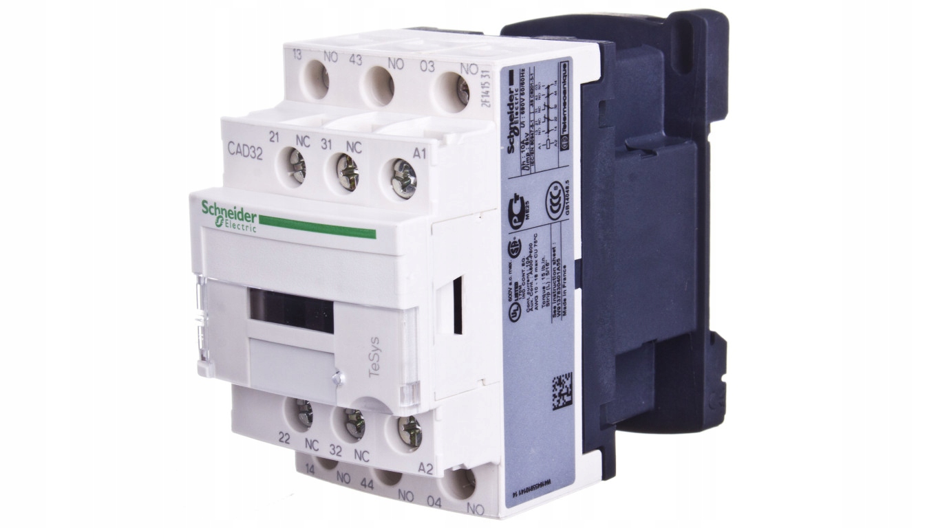 Pomocný stýkač 32A 3NO 0R 24V AC CAD32B7