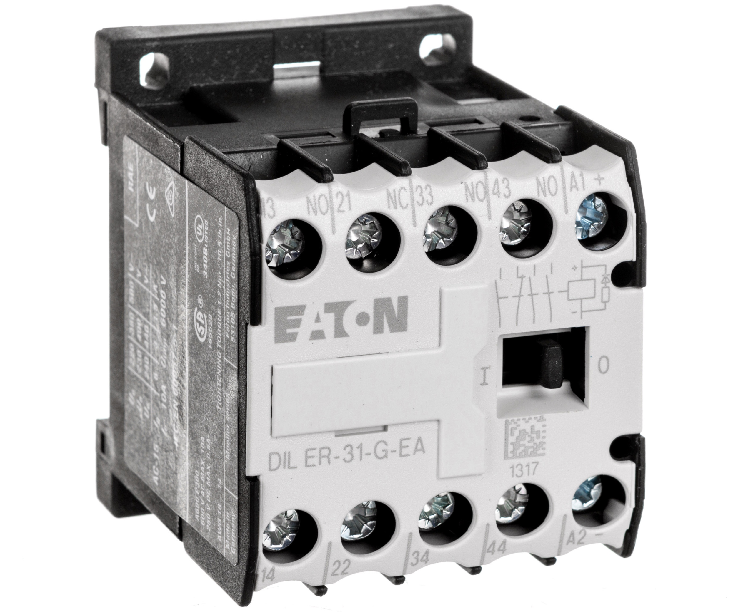 Pomocný stýkač 3A 3Z 1N 24V DC DILER-31-G-EA (