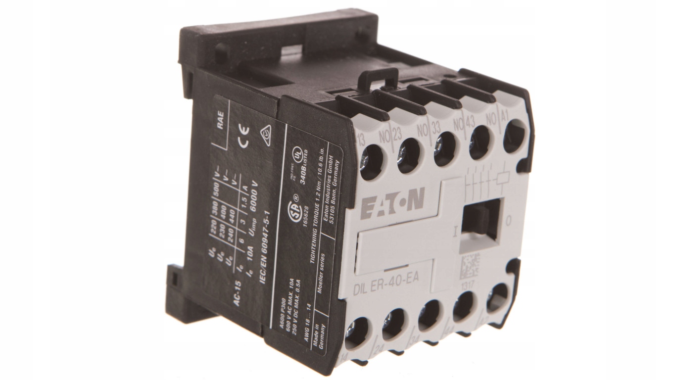 Pomocný stýkač 3A 4NO 0R 230V AC DILER-40-EA (2