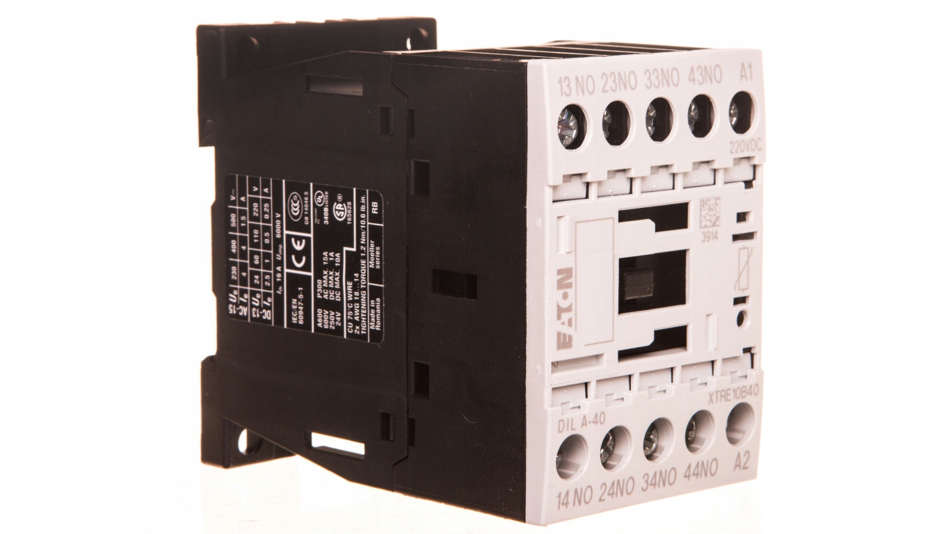 Pomocný stýkač 4A 4Z 0R 220V DC DILA-40 (220VD