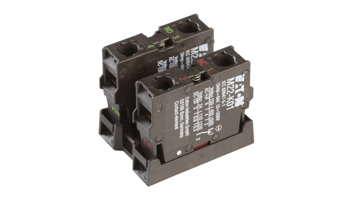 Pomocný spínač 1 NO 1 NO predná montáž M22-AK11 2165