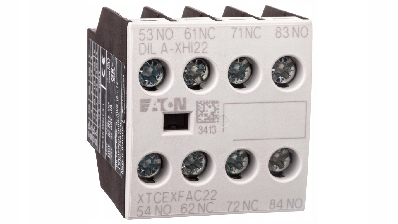 Pomocný spínač 2 NO 2 NC predná montáž DILA-XHI22 27