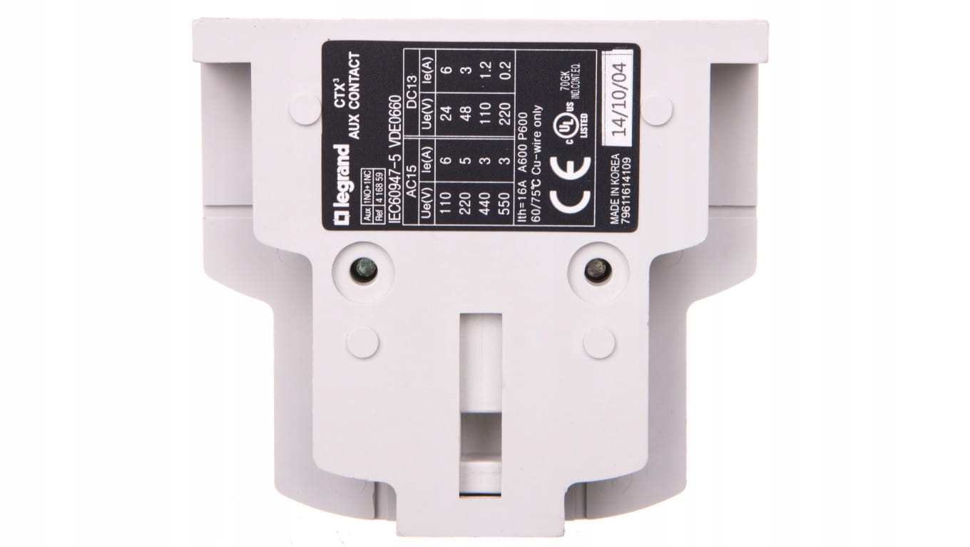 Bočné pomocné kontakty 1Z 1R CTX3 3P (185-800A)