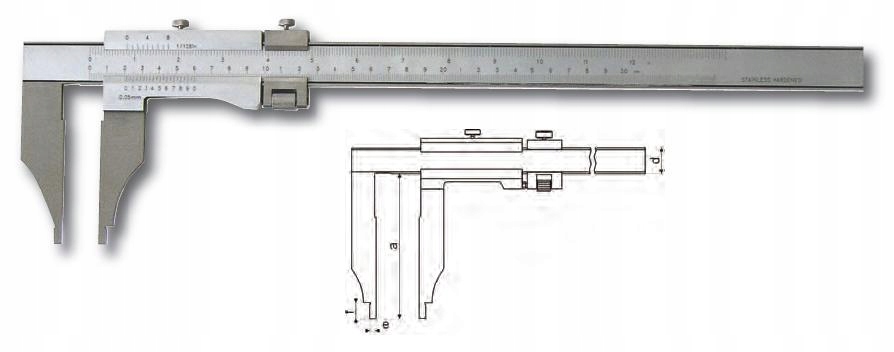 Jednostranný strmeň so skrutkou 300 mm 90 mm GIMEX