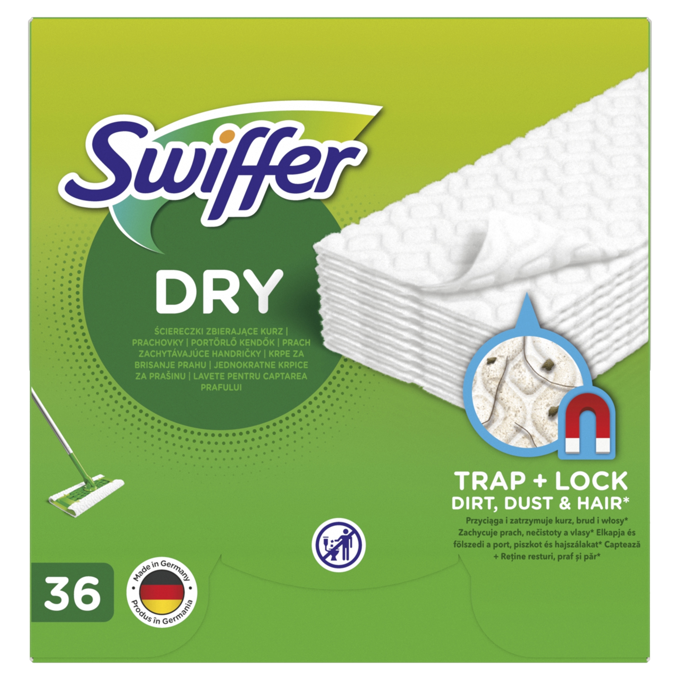 Vložka do plochého mopu Swiffer Dry 27 cm