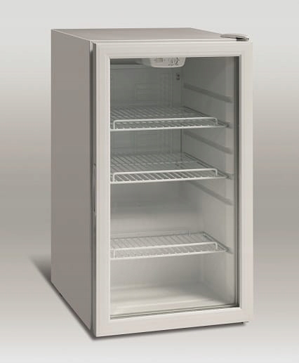 Sklenená chladiaca skrinka DKS122 | 110 l