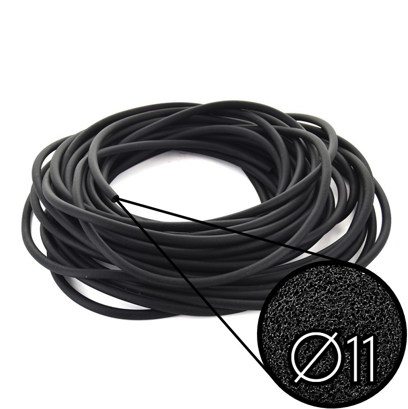 Šnúra EPDM 11 mm - tesnenie microguma - 20 METROV