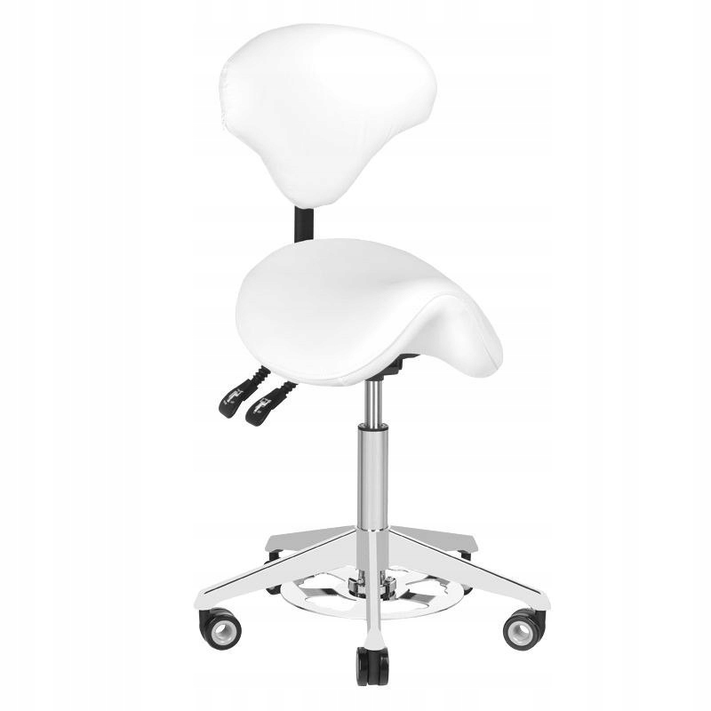 KOZMETICKÁ STOLICA AZZURRO 037F BUMP-UP BIELY
