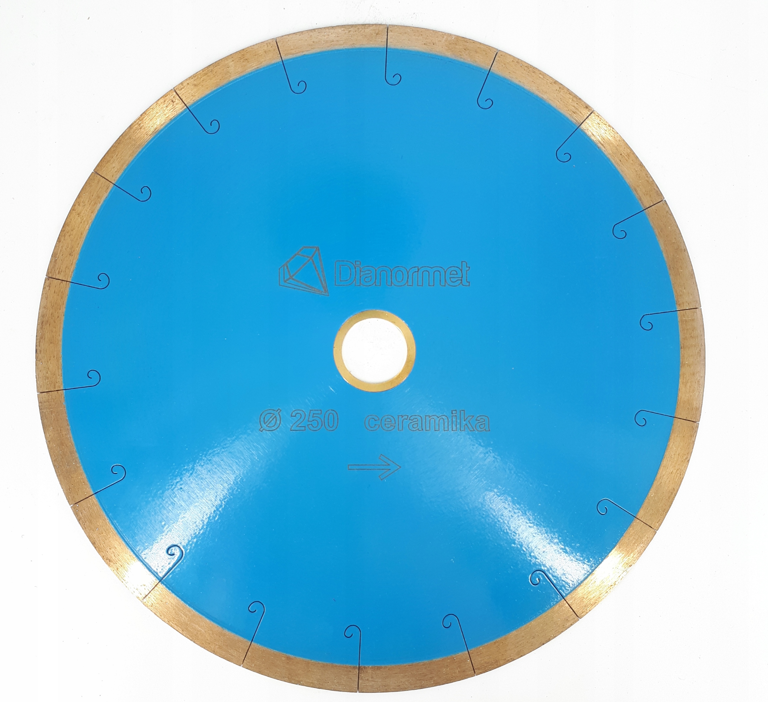 DIAMANTOVÝ DISK NA KERAMICKÉ GRESY DEKTON 250 mm