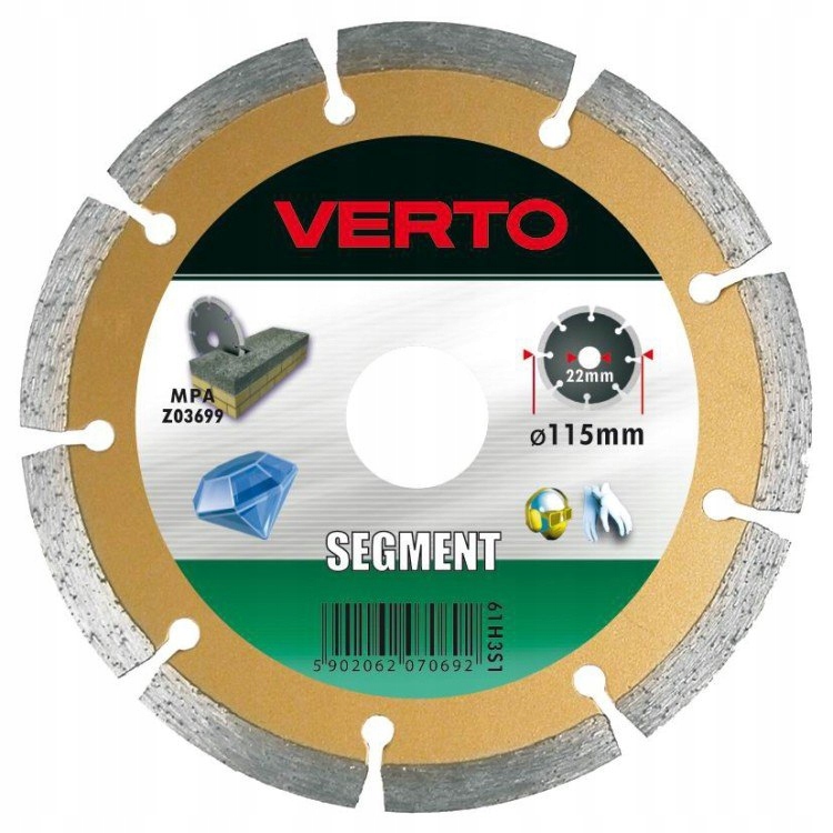 SEGMENTOVANÁ DIAMANTOVÁ čepeľ 230 mm
