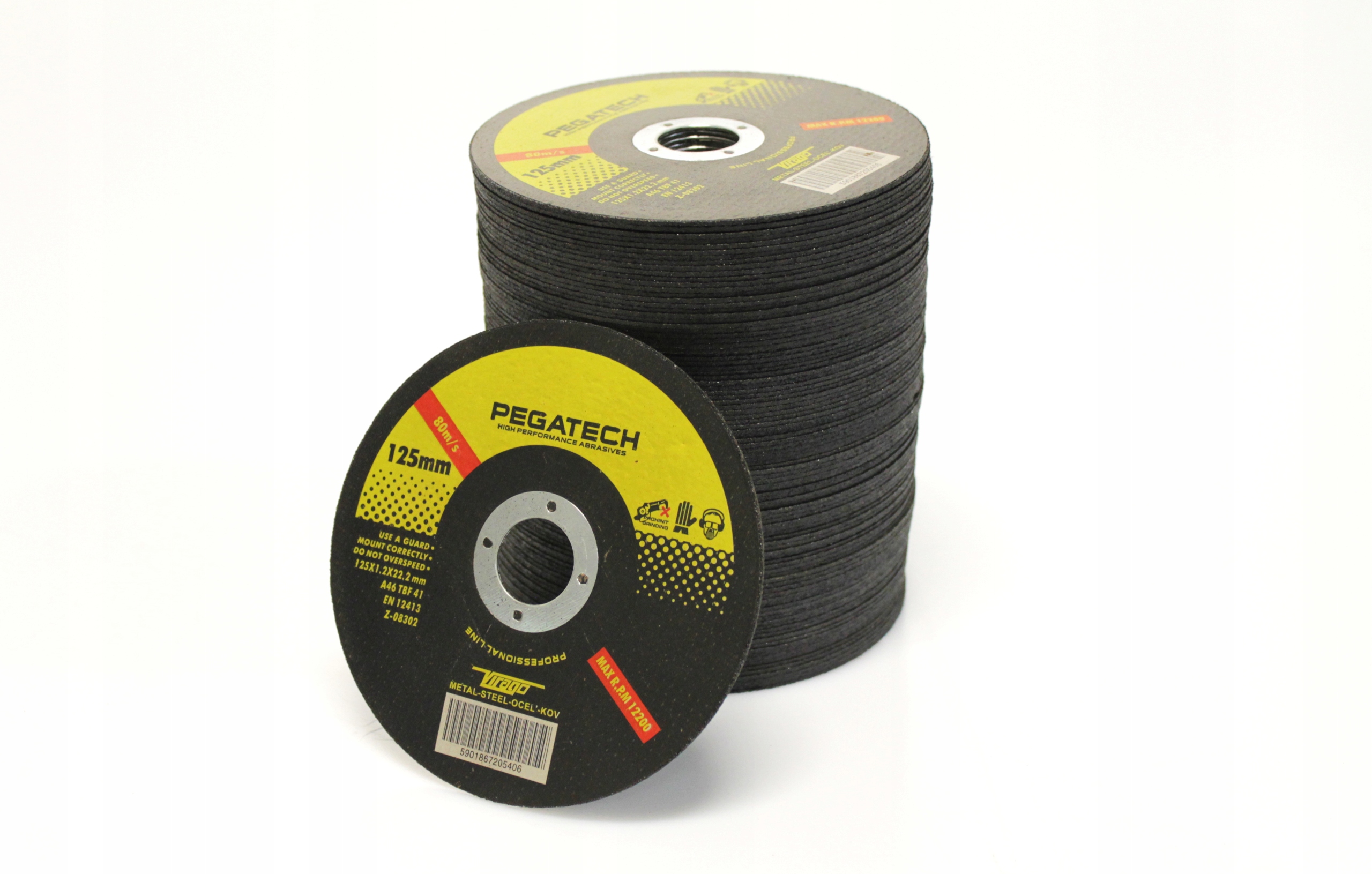 DISK NA REZANIE KOVU 125x1,2 100 kusov