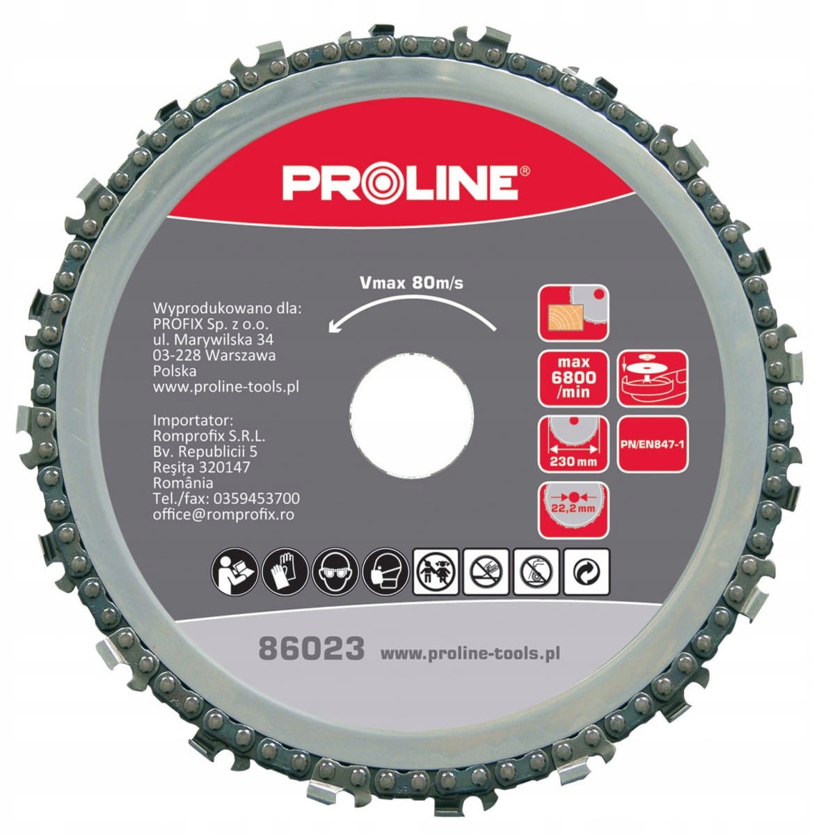 REŤAZOVÉ KOLESO 125 mm PROLINE PROLINE