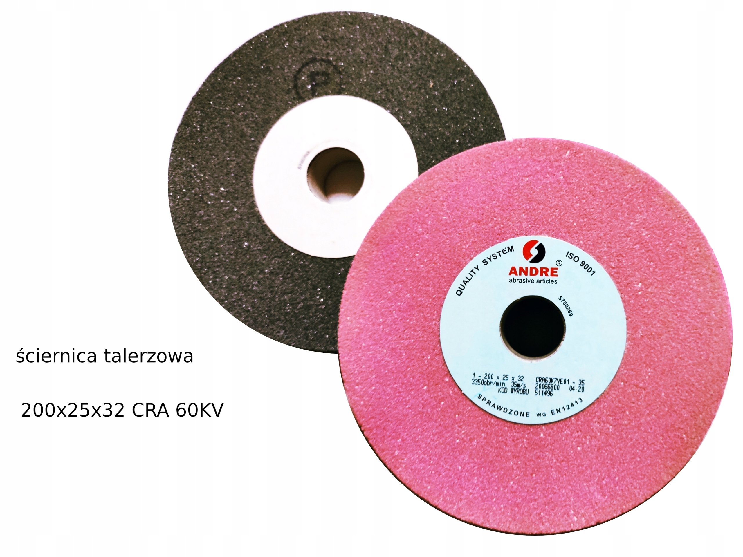 RUŽOVÝ DISK NA ZAOSTROVANIE CRA 200x25x32 60KV