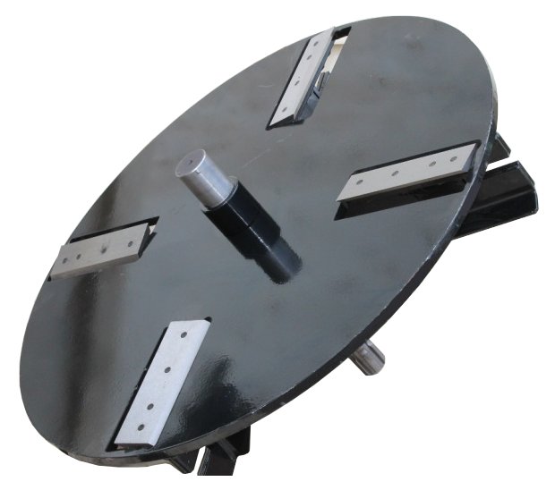 Kotúč na kotúče pre štiepkovač + 4 čepele priemer 630 mm
