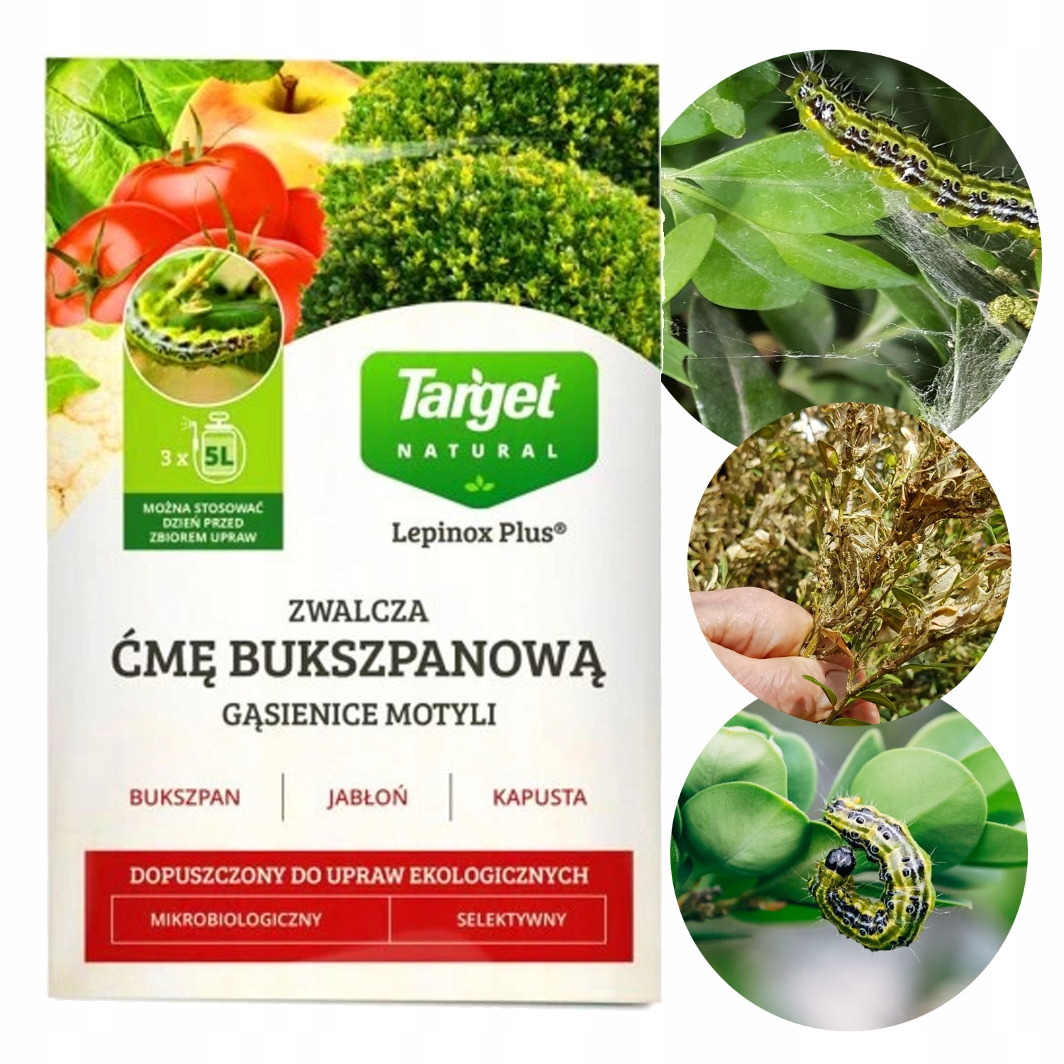 Target Natural Lepinox Plus prípravok na ochranu rastlín proti molici buxusovej 30g