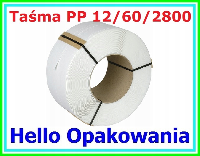 PP PÁSKA 12x0,6x2800 BIELA viazacie pásky 12