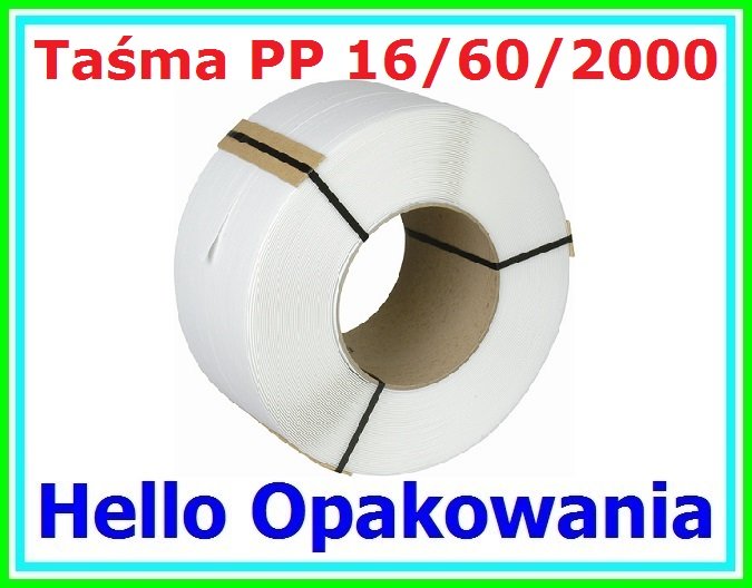 PP PÁSKA 16X0,6x2000 BIELA viazaná páska 16