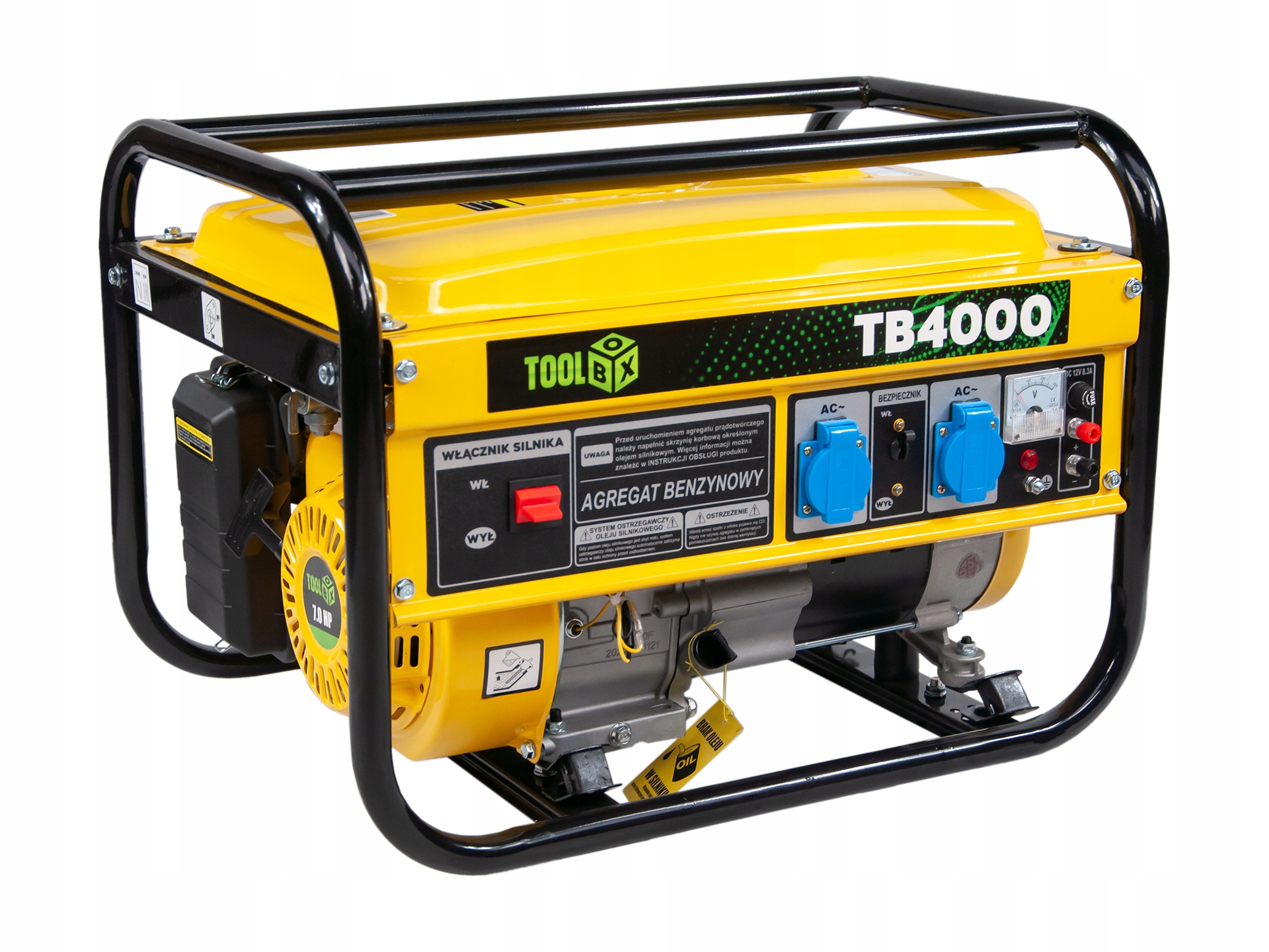 Prenosná jednofázová elektrocentrála Toolbox 3000 W benzín