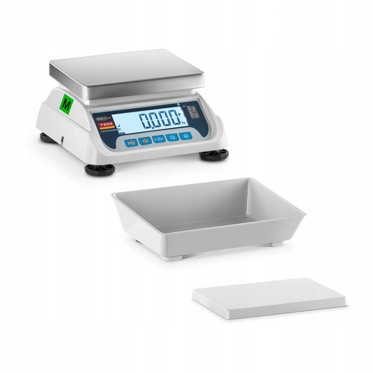 TEM TEKO + LCD06C-B1 STOLOVÁ VÁHA S LEGALIZÁCIOU 6KG