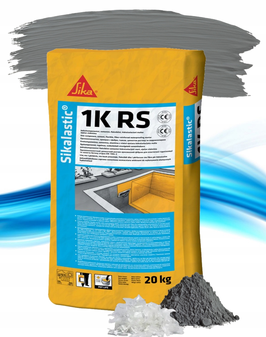 ELASTICKÁ MINERÁLNA TESNIACA MALTA SIKA SIKALASTIC 1K RS 20 KG