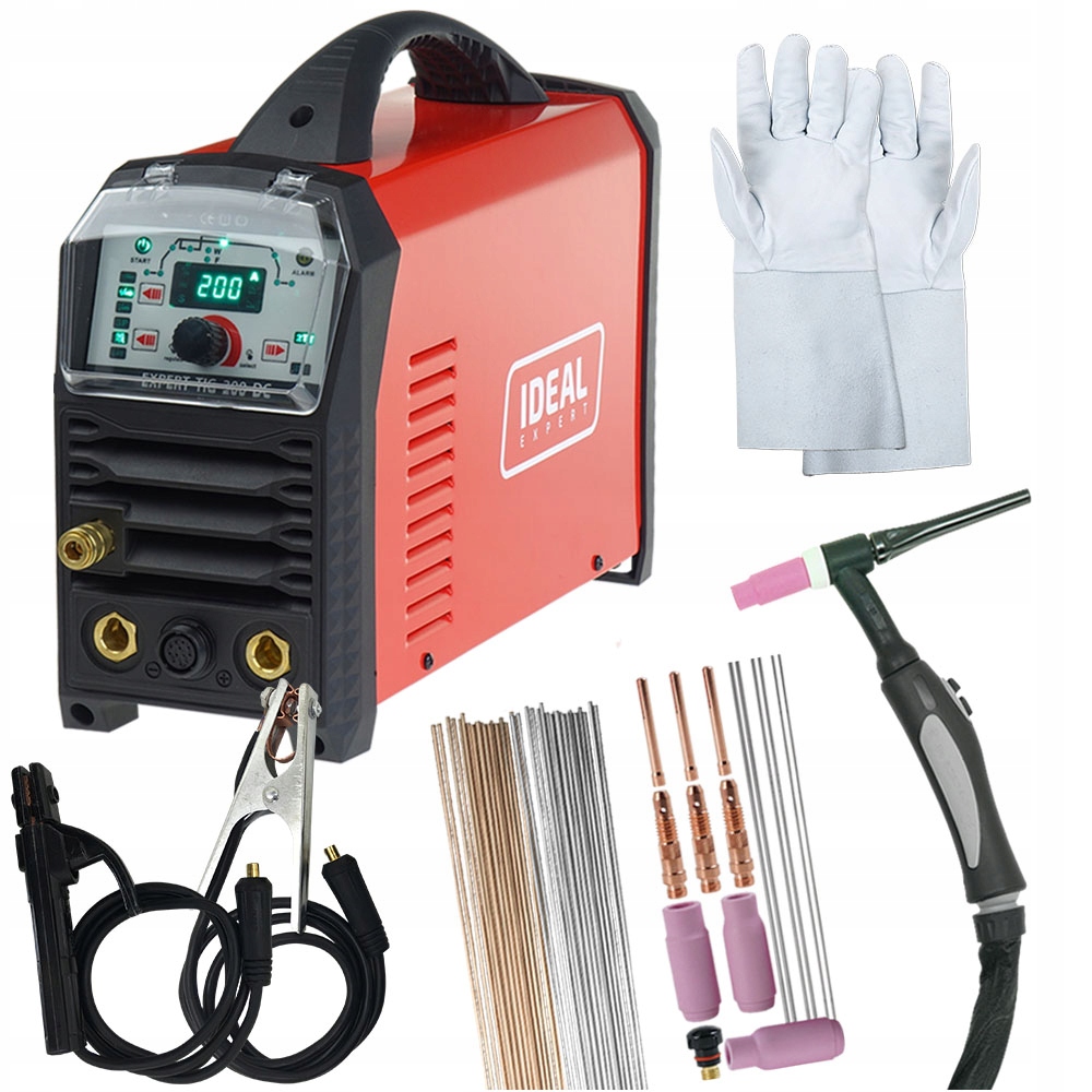 Pulzný zvárací invertor TIG DC Ideal Expert 200 HF