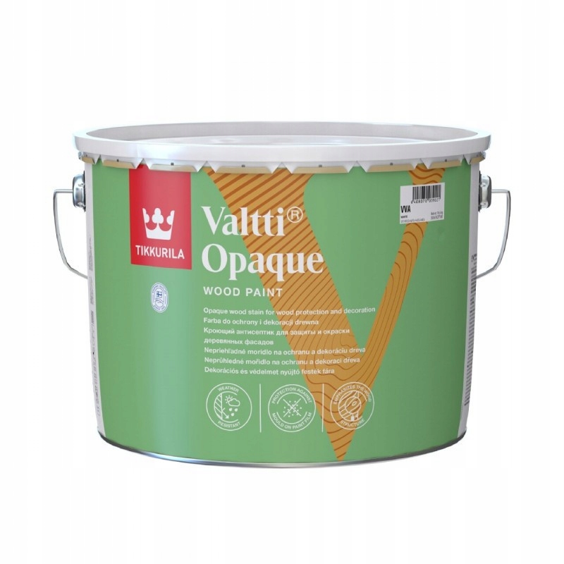Tikkurila Valtti Krycia farba na drevo biela 2,7l