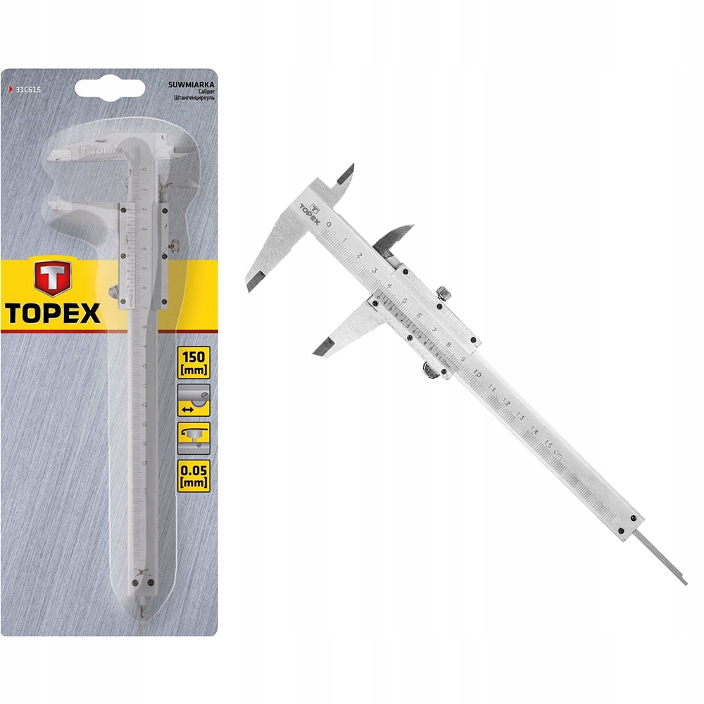 Analógové strmeň Topex 150 mm