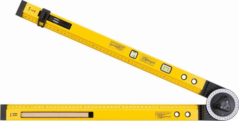 TOPEX NASTAVITEĽNÝ UHOL S ÚROVEŇOU 500 MM, 2 VÁHA