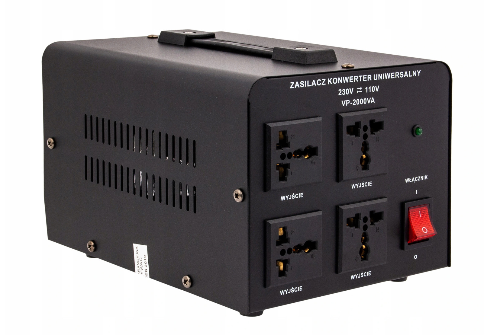 PREVODNÍK NAPÄTIA TRANSFORMÁTORA 110V-230V 2000VA