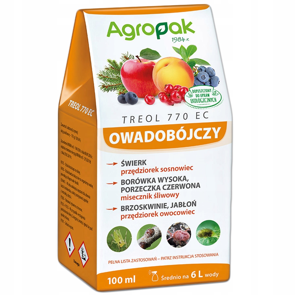 TREOL 100ml insekticídny jarný olejový sprej