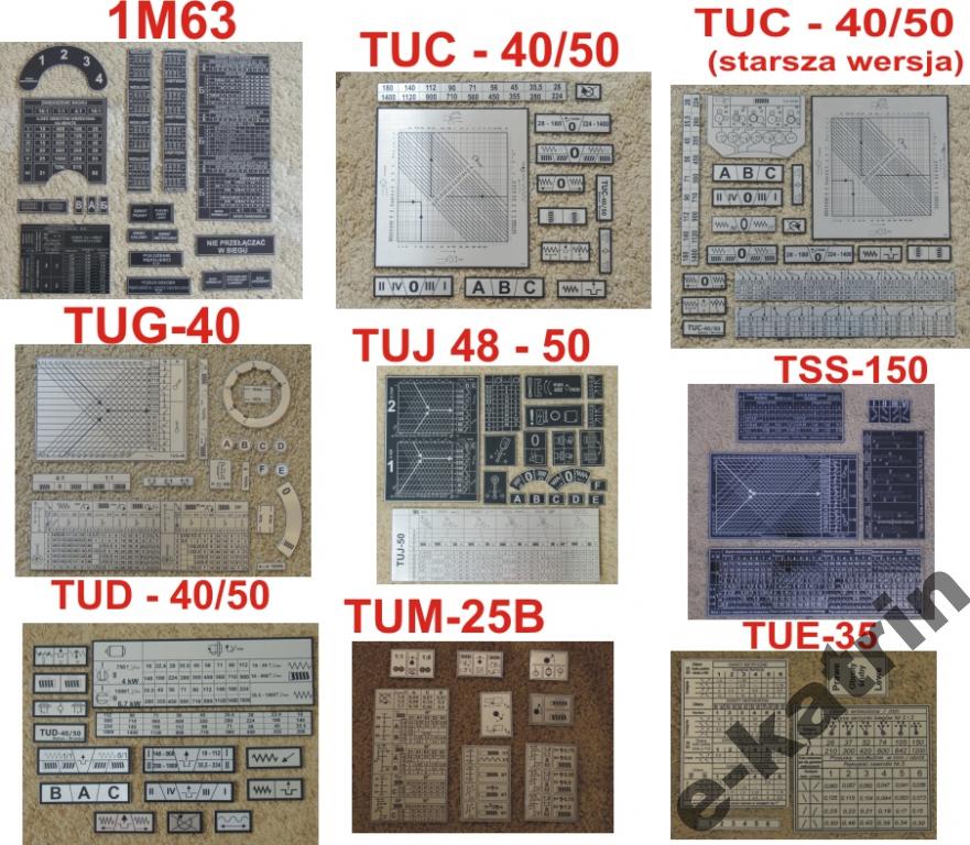 Dosky na sústruh TUJ TUC TUD TUG TUM TUE TSS 1M63