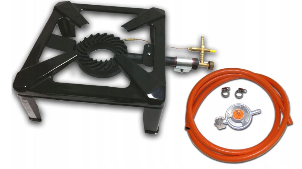Zváraná plynová stolička 8kW, liatinový termočlánok 40x40