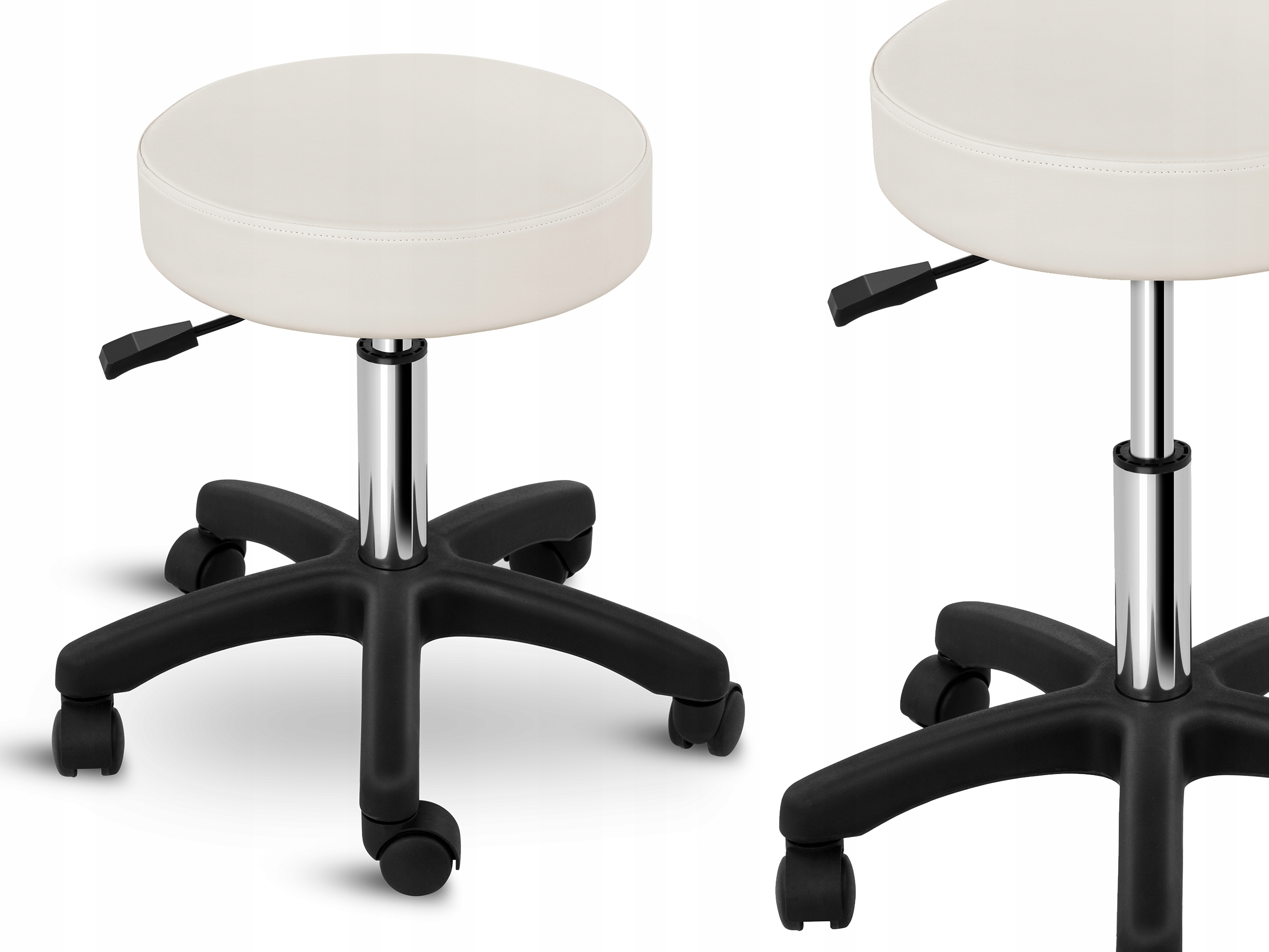 Kozmetická taburetka na kolieskach Physa Aversa Beige