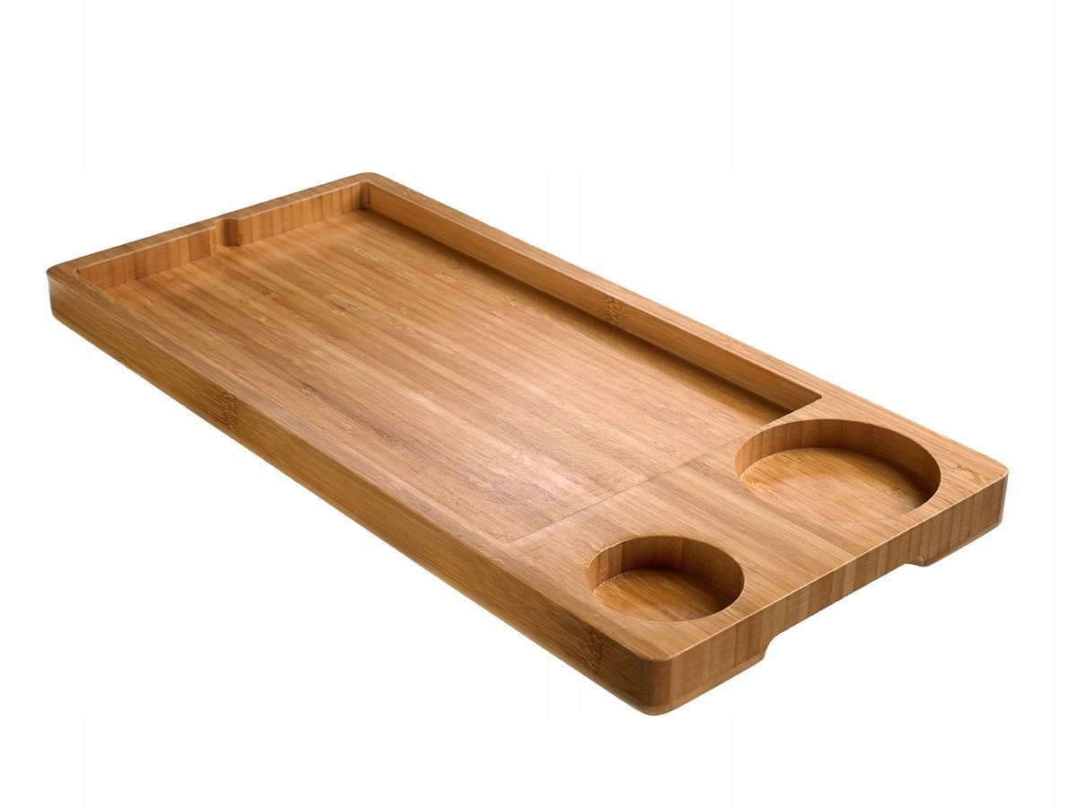 3-priehradkový bambusový podnos 43x28x2,4 catering