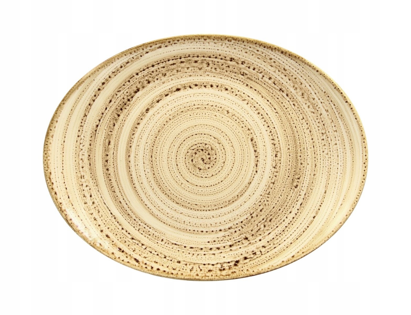 Oválny tanier TWIRL 36x27cm, 6 ks RAK