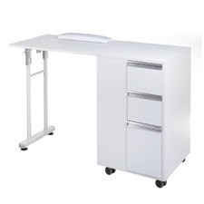 Lacno! Skladací manikúrový stôl BD-3802 BIELY