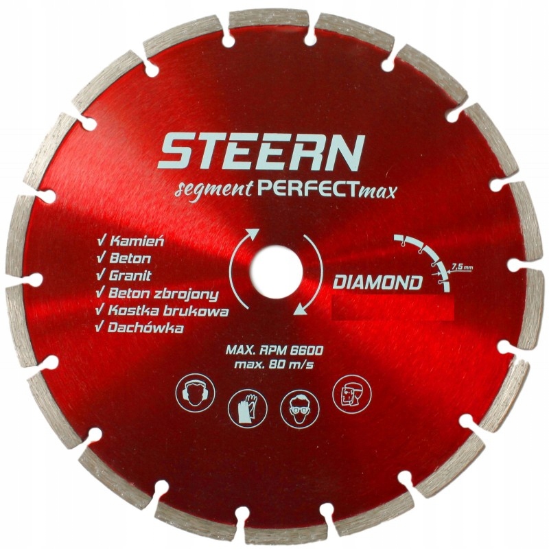SEGMENTOVANÝ diamantový kotúč 300x25,4 mm STEERN