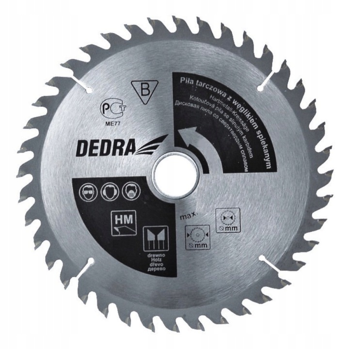 Pílový kotúč na rezanie dreva Dedra H40060 400 mm