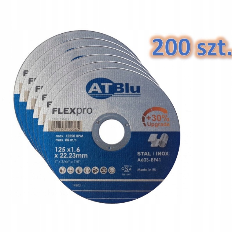 Rezacie kotúče FLEX Pro INOX 125x1,6 200 ks