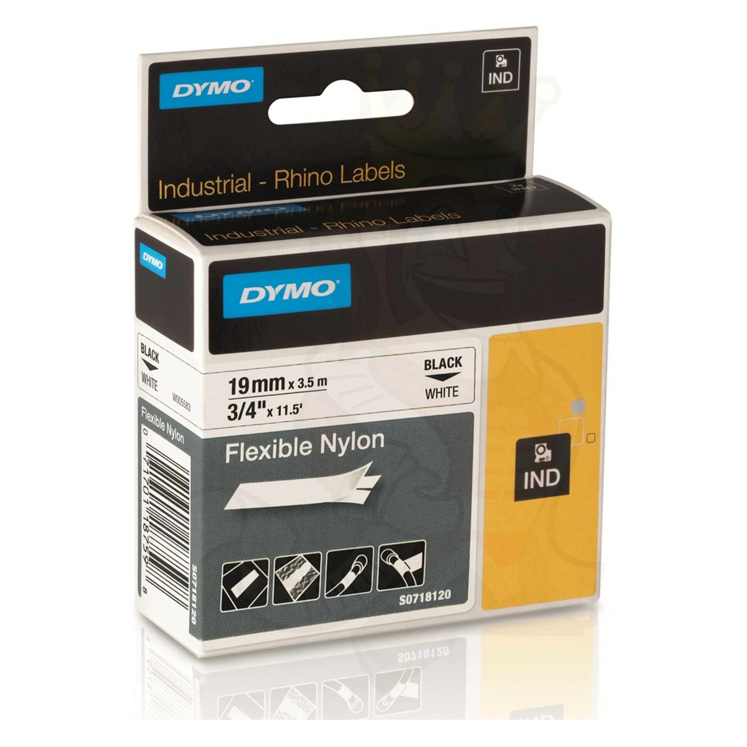 Nylonové pásky Káble 19 mm prepojovací panel DYMO 0718120