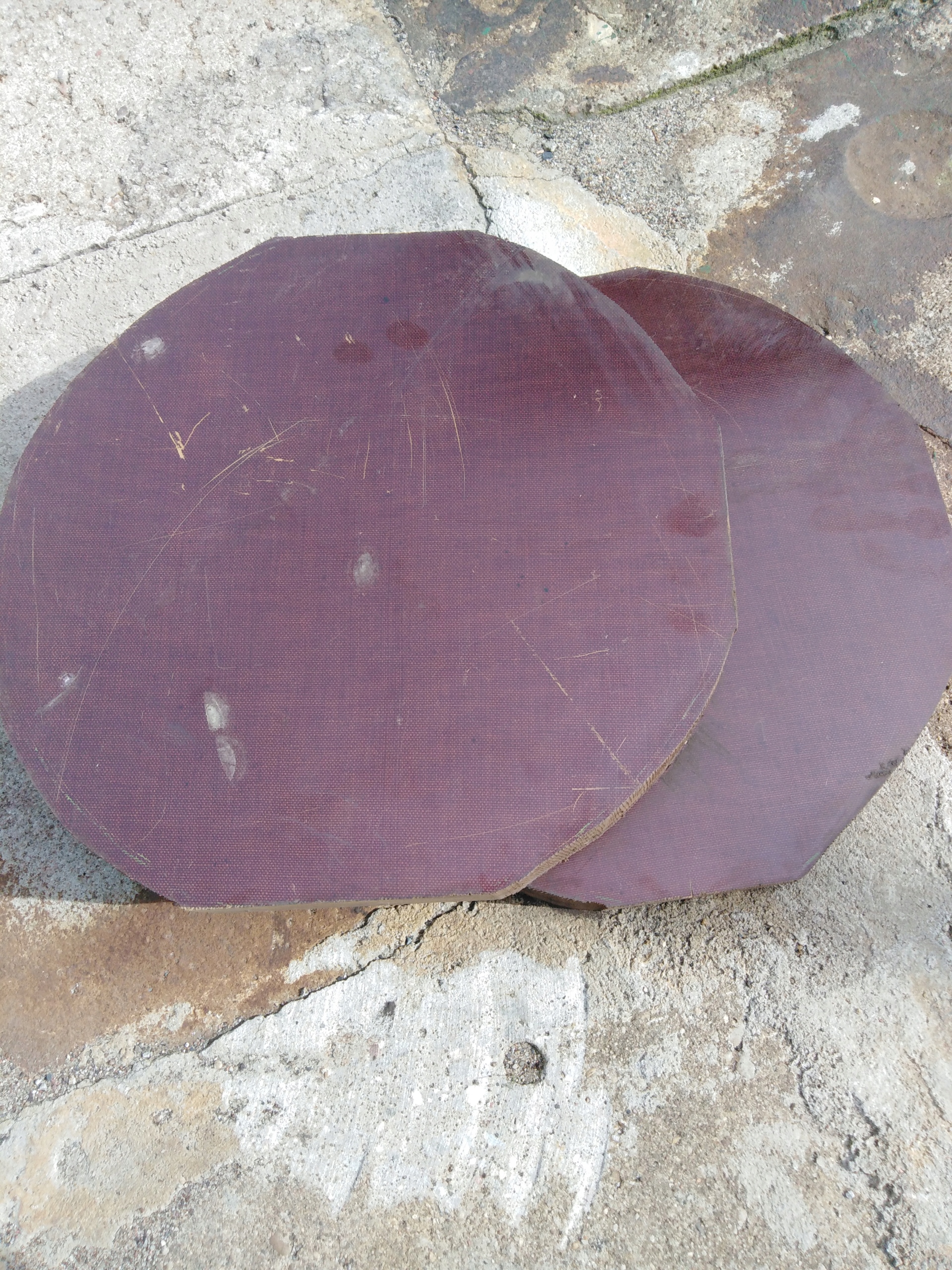 Disky Textolite / resotex hrubé 35cm / 55mm!