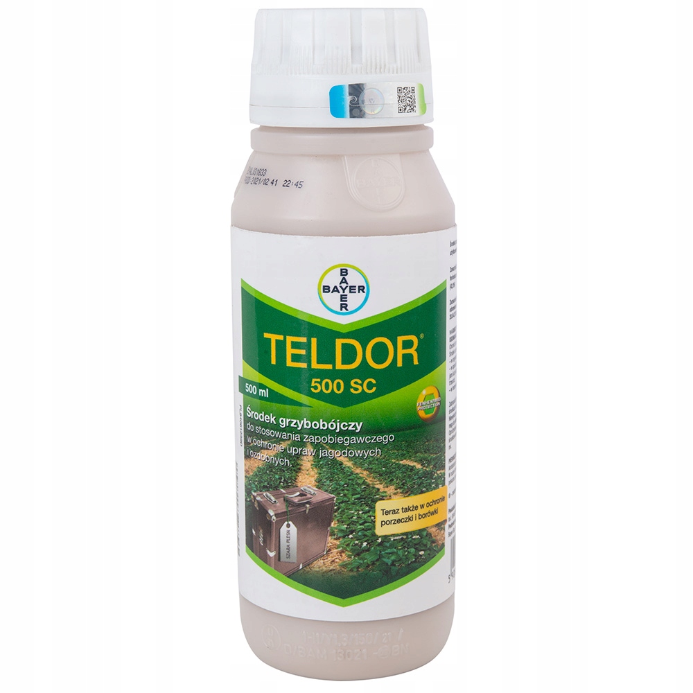 Teldor 500 SC 0,5 L. pleseň sivá, odumieranie výhonkov