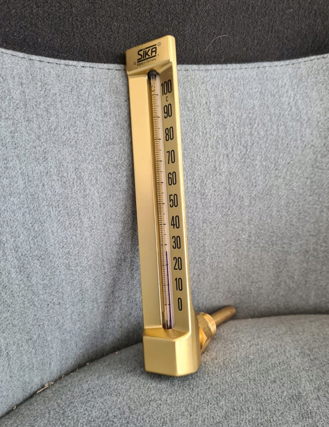 Uhlový strojový teplomer SIKA od 0 do 100 ° C
