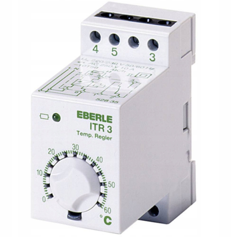 Univerzálny termostat na DIN lištu Eberle ITR-3 52
