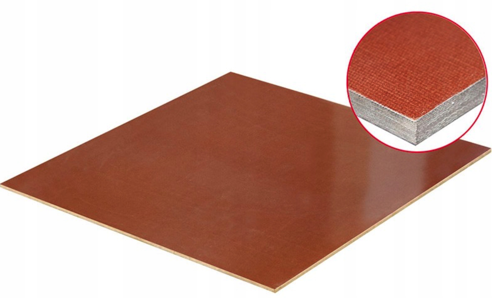 Textolit, Rezotex Bavlnená fenolová doska 4x1000x1000mm 6,5kg