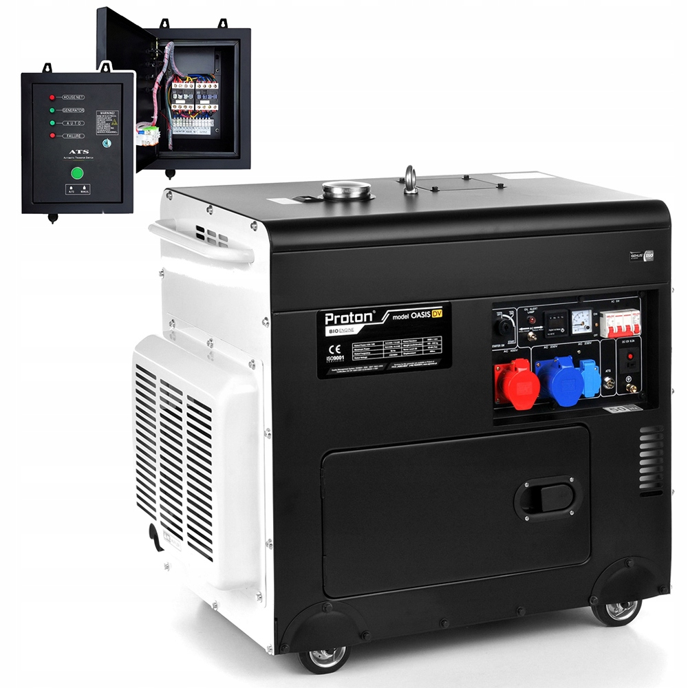 Prenosný trojfázový dieselový generátor Proton 8500 W