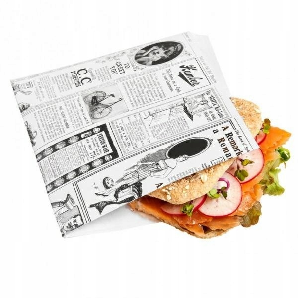 Times white taška na hamburger a kebab 16x16,5 500ks