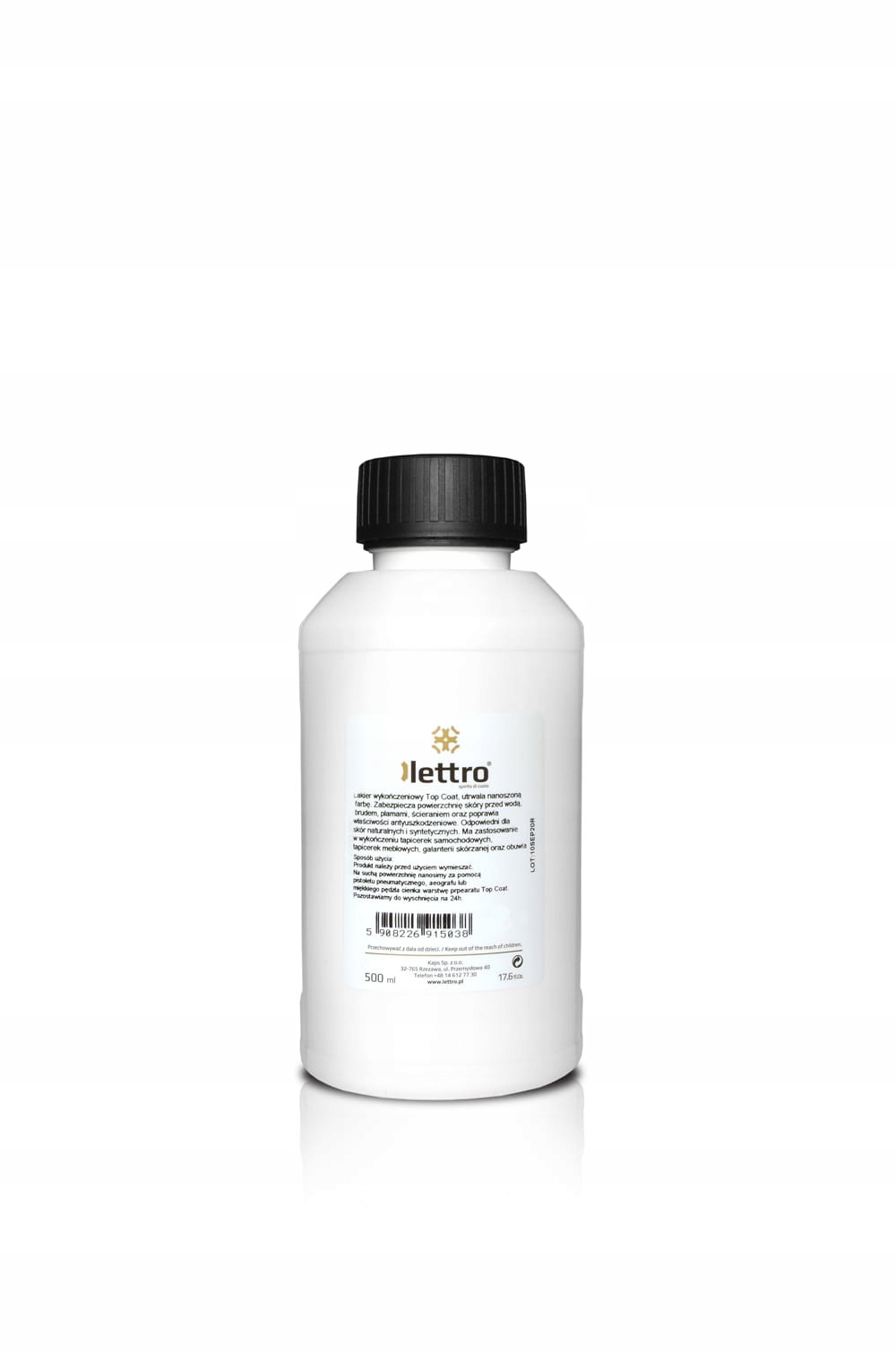 Vrchný lak Bezb dokončovací lak 500 ml polomatný