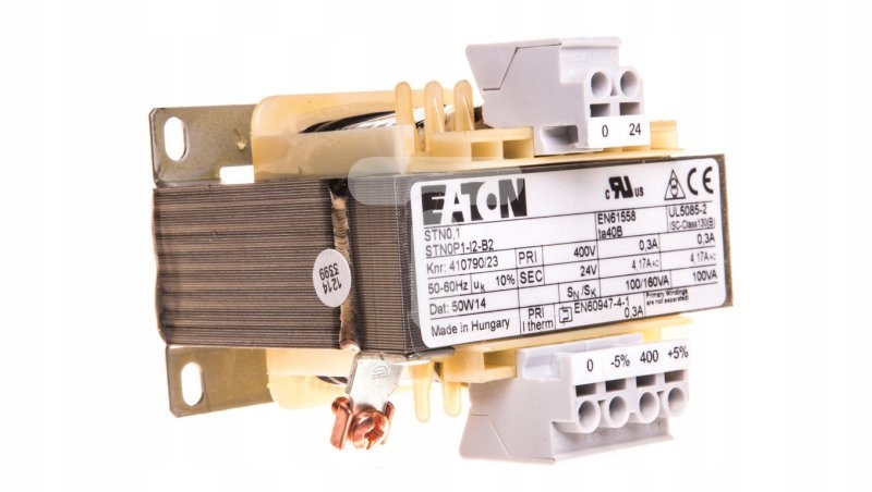 1-fázový transformátor 100VA 400 / 24V STN0,1 (400/24