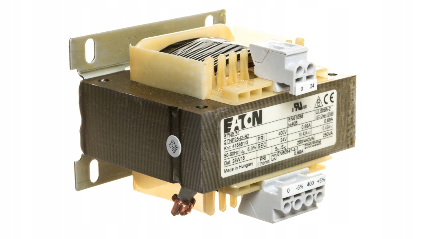 1-fázový transformátor 250VA 400 / 24V STN0,25 (400/2